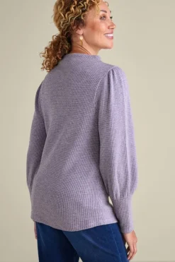 Soft Surroundings Tops|Melina Waffle Pullover