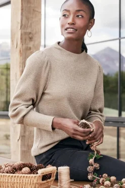 Soft Surroundings Tops|Melina Waffle Pullover