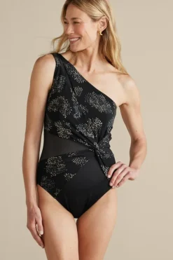 Soft Surroundings Swimwear|Miraclesuit Minx 1Pc Iridium