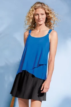 Soft Surroundings Swimwear|Miraclesuit Razzle Dazzle Tankini Top Ocicat