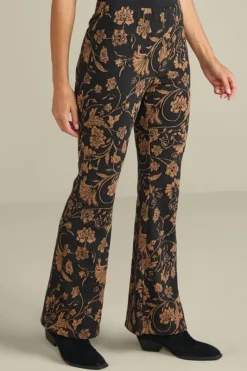 Soft Surroundings Pants|Mischa Jacquard Pants FloralScarfJacquard