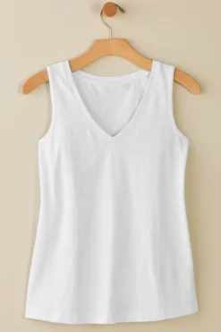 Soft Surroundings Tops|Mistral Supima Slub Tank PinkPeacock