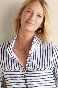 Soft Surroundings Tops|Neera French Terry Tunic