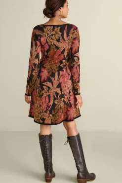Soft Surroundings Dresses|Nelia Jacquard Sweater Dress SavannahGarden