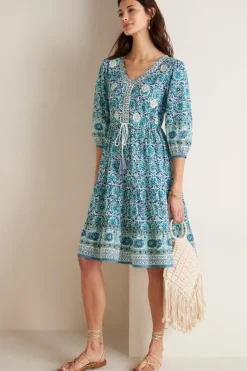 Soft Surroundings Dresses|Nerissa Dress AbstractFloral
