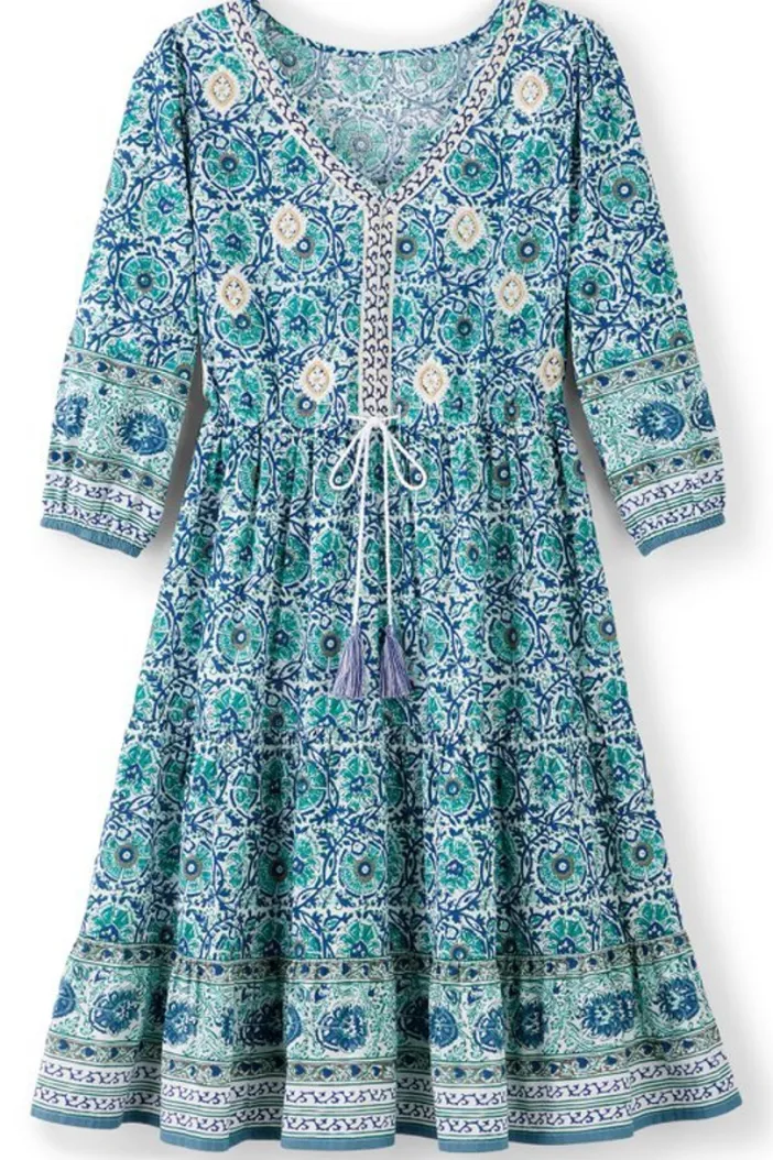 Soft Surroundings Dresses|Nerissa Dress AbstractFloral