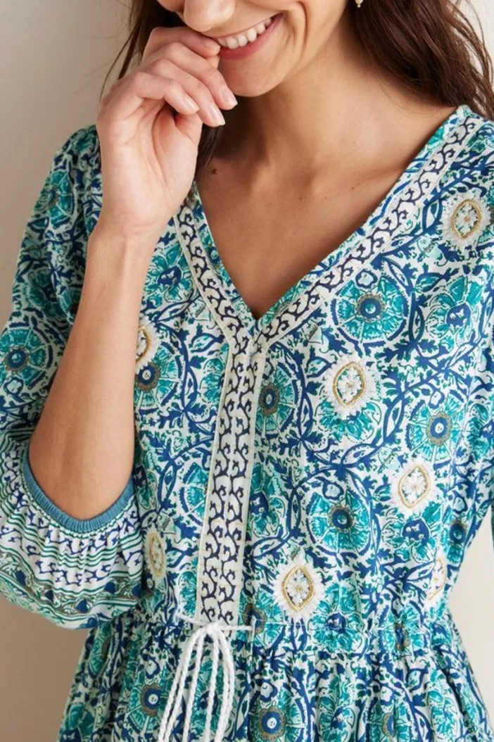 Soft Surroundings Dresses|Nerissa Dress AbstractFloral