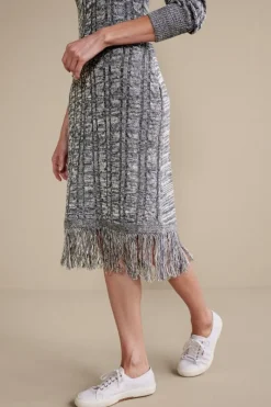 Soft Surroundings Dresses|Neve Sweater Dress CharcoalGrey