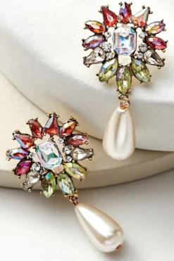 Soft Surroundings Jewelry|Earrings|Nova Crystal Earrings Multi