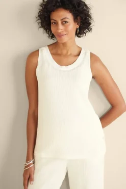 Soft Surroundings Tops|Oceo Gauze Tank