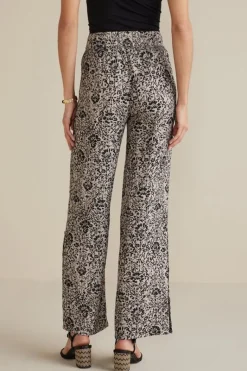 Soft Surroundings Pants|Oceo Gauze Wide-Leg Pants