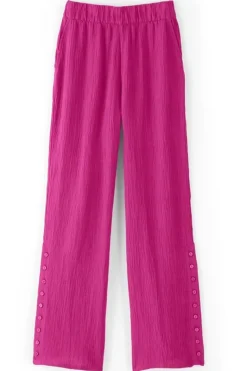 Soft Surroundings Pants|Oceo Gauze Wide-Leg Pants