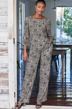 Soft Surroundings Pants|Oceo Gauze Wide-Leg Pants