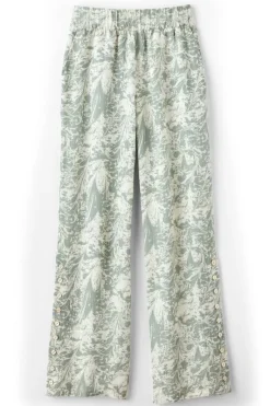Soft Surroundings Pants|Oceo Gauze Wide-Leg Pants