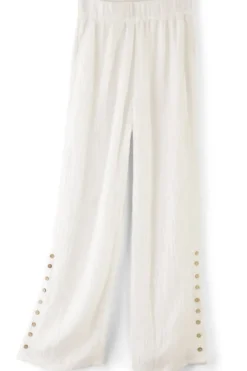Soft Surroundings Pants|Oceo Gauze Wide-Leg Pants