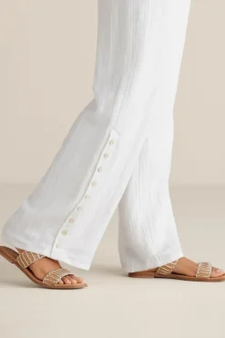 Soft Surroundings Pants|Oceo Gauze Wide-Leg Pants