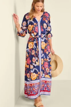 Soft Surroundings Dresses|Ohana Maxi Dress AkrotiriFlowers