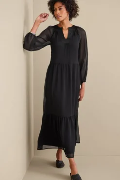 Soft Surroundings Dresses|Olga Dress Black