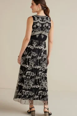 Soft Surroundings Dresses|Olivia Maxi Dress Black