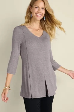 Soft Surroundings Tops|Tunics & Leggings|Ophelia Tunic HeatherGrey