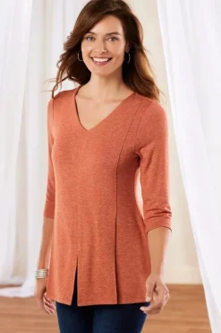 Soft Surroundings Tops|Tunics & Leggings|Ophelia Tunic HeatherGrey