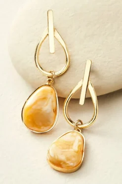 Soft Surroundings Jewelry|Earrings|Ora Drop Earrings Goldenrod