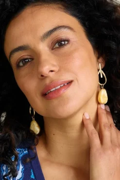 Soft Surroundings Jewelry|Earrings|Ora Drop Earrings Goldenrod