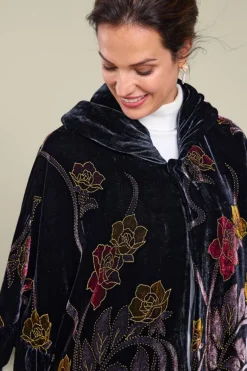 Soft Surroundings Scarves & Wraps|Palara Velvet Wrap BlackMulti