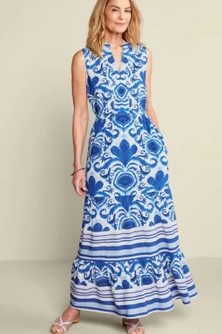 Soft Surroundings Dresses|Pari Maxi Dress PerissaScarf