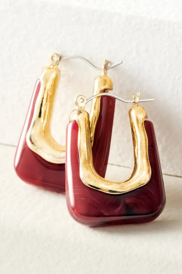 Soft Surroundings Jewelry|Earrings|Parker Square Hoop Earrings