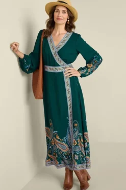 Soft Surroundings Dresses|Parry Maxi Dress TuscanScarf