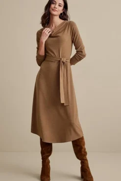 Soft Surroundings Dresses|Paula Dress CocoaBrown
