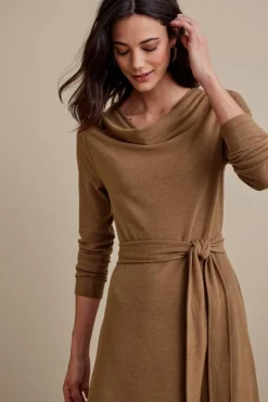 Soft Surroundings Dresses|Paula Dress CocoaBrown