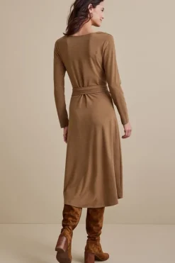 Soft Surroundings Dresses|Paula Dress CocoaBrown
