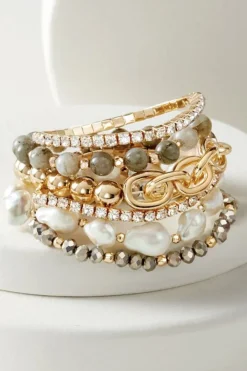 Soft Surroundings Jewelry|Bracelets|Polly Bracelet Set SmokyMulti