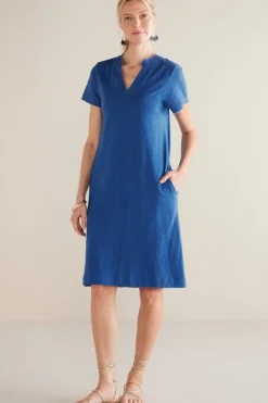 Soft Surroundings Dresses|Presley Short Dress Sapphire