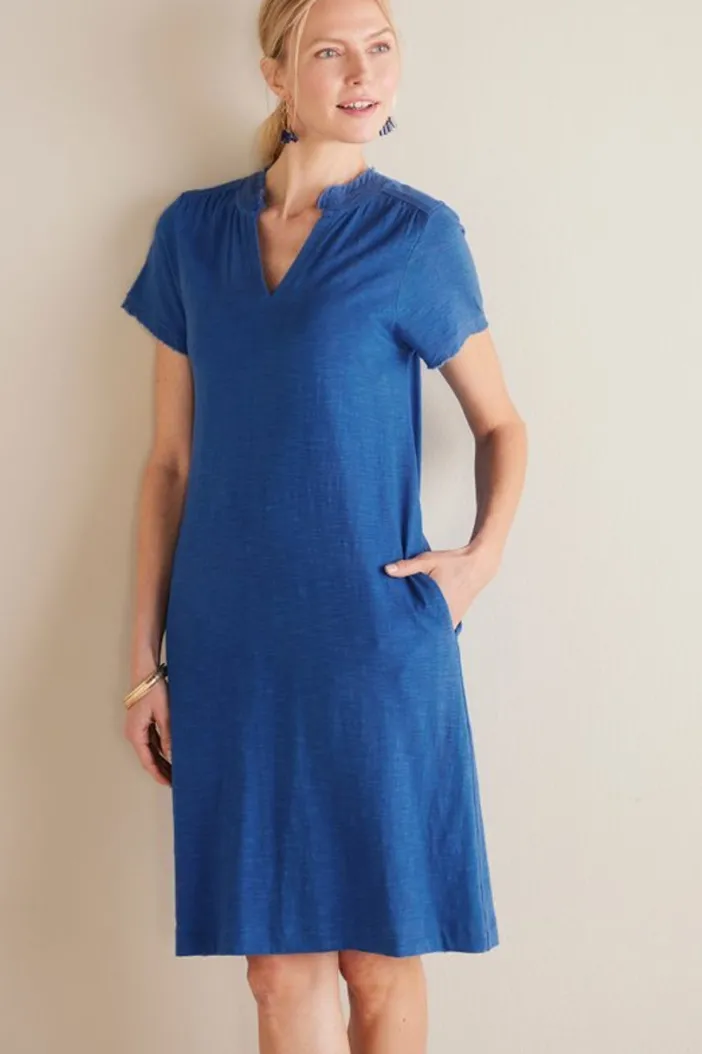 Soft Surroundings Dresses|Presley Short Dress Sapphire