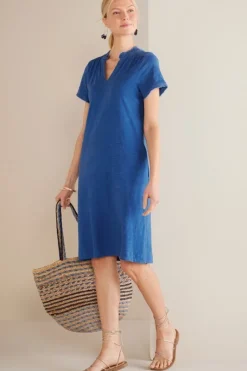 Soft Surroundings Dresses|Presley Short Dress Sapphire