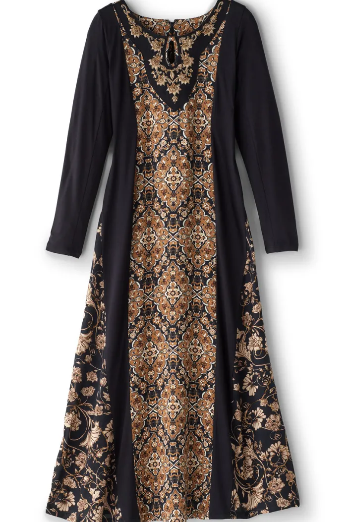 Soft Surroundings Dresses|Priska Maxi Dress AutumnTile