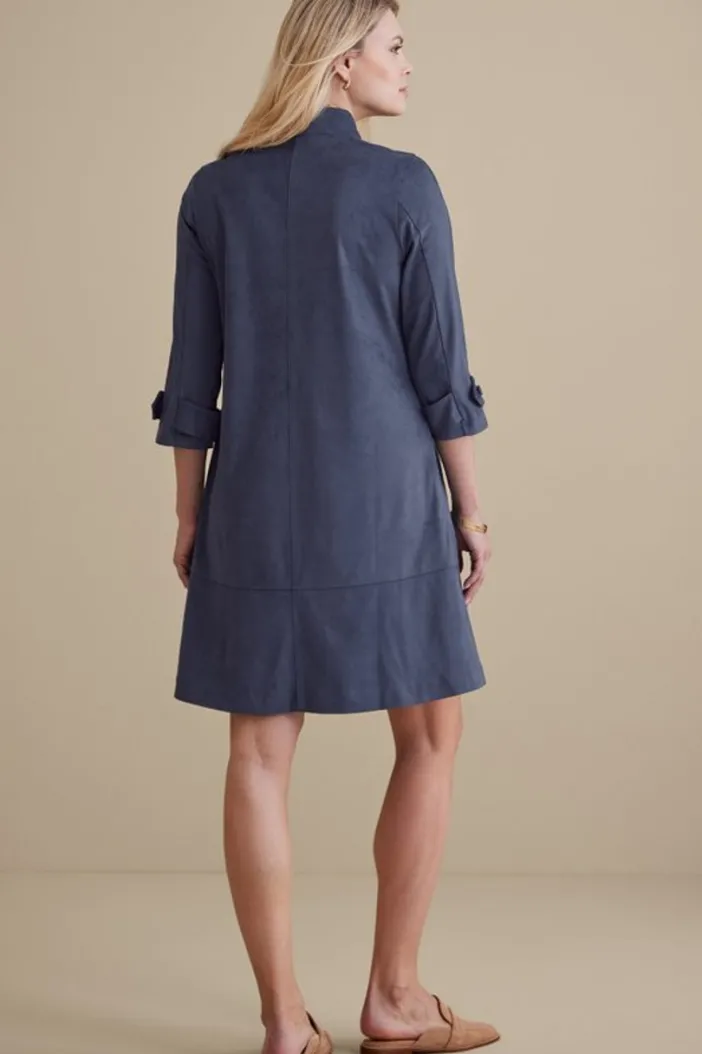 Soft Surroundings Dresses|Rani Faux Suede Dress