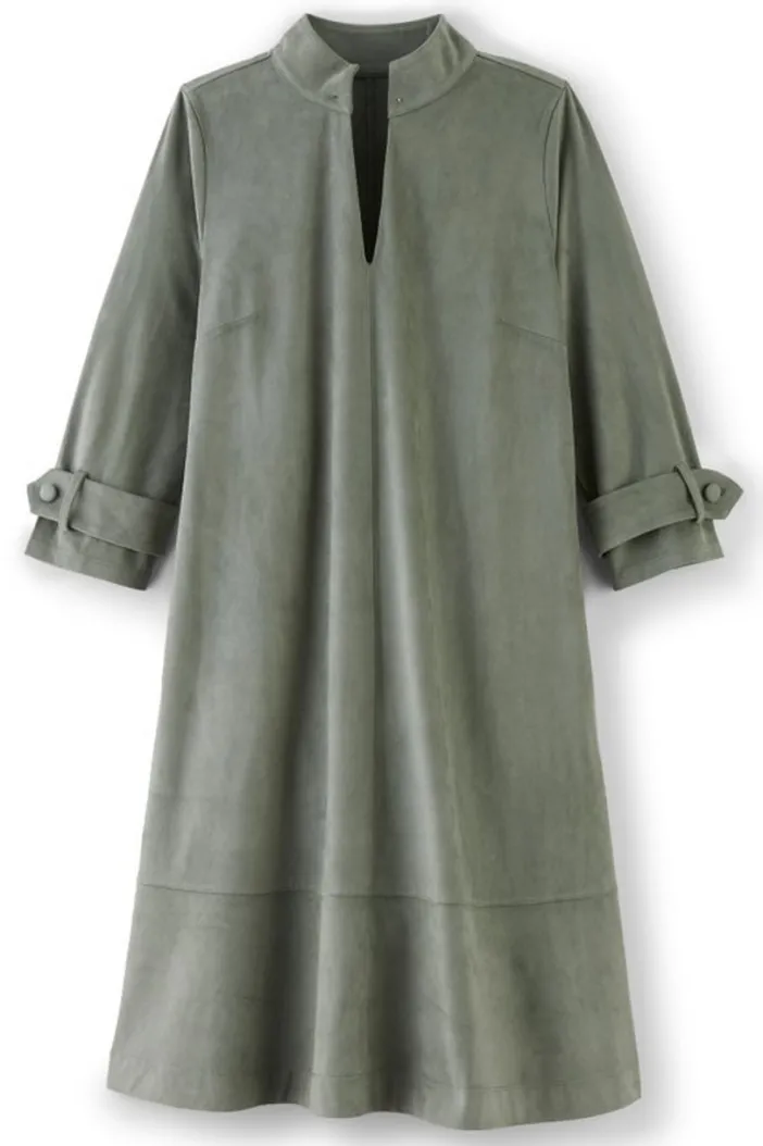 Soft Surroundings Dresses|Rani Faux Suede Dress