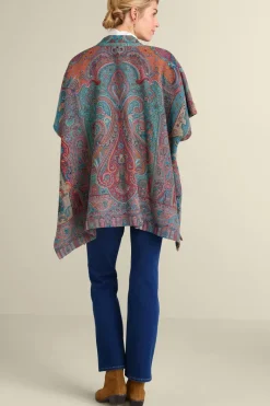 Soft Surroundings Scarves & Wraps|Rhea Woven Kimono Wrap Multi