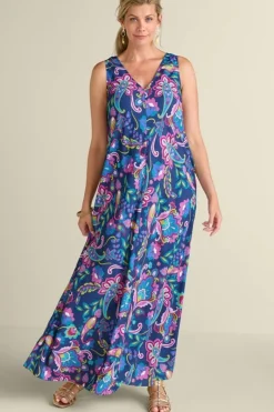 Soft Surroundings Dresses|Rosalia Maxi Dress SanFranPaisley