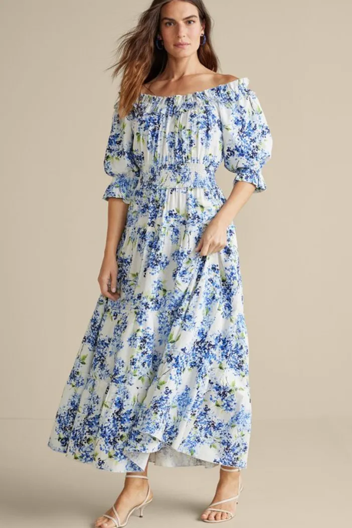 Soft Surroundings Dresses|Rosana Maxi Dress Wisteria