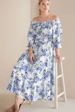 Soft Surroundings Dresses|Rosana Maxi Dress Wisteria