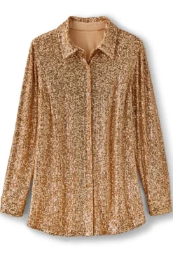Soft Surroundings Tops|Sancerre Sequin Shirt