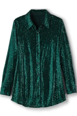 Soft Surroundings Tops|Sancerre Sequin Shirt