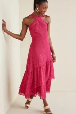 Soft Surroundings Dresses|Sanna Sparkling Maxi Dress Sangria