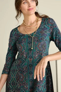 Soft Surroundings Dresses|Santiago 3/4 Sleeve Dress