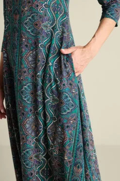 Soft Surroundings Dresses|Santiago 3/4 Sleeve Dress